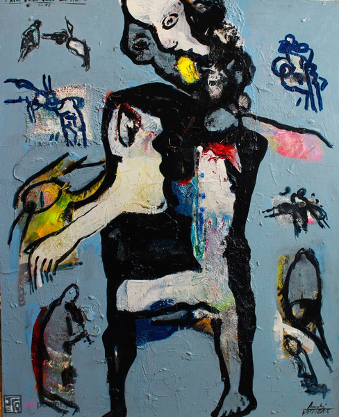 Nine etudes about the man