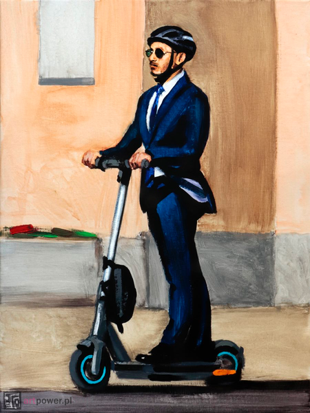 Garniak na hulajnodze