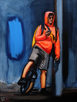 Chłopak na monocyklu - 1