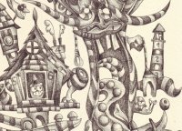 Aktor teatru w masce sennej - 2