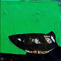 Mała czarna na zielonej - 1