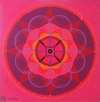 Mandala różowa - 1