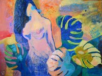 Akt z niebieskim kolczykiem - 1