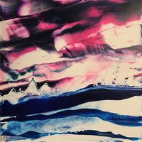 Norway - różowa zorza - 1