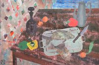 Martwa natura z karpiami - 1