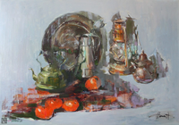 Martwa natura z lampą - 1