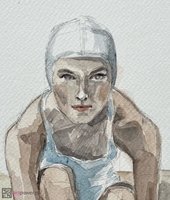 Pływaczka w czepku - 2